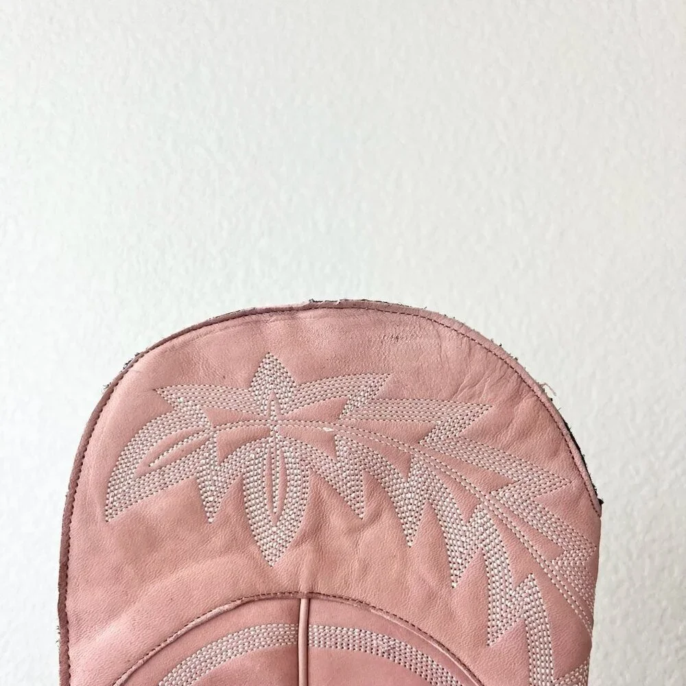 Lane LEXINGTON Over the Knee Pink Cowboy Boots Western Cowgirl Snip Toe Tall 5